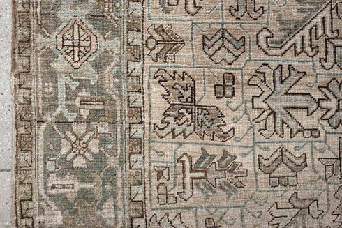 Antique Heriz Area Rug (8' x 11')